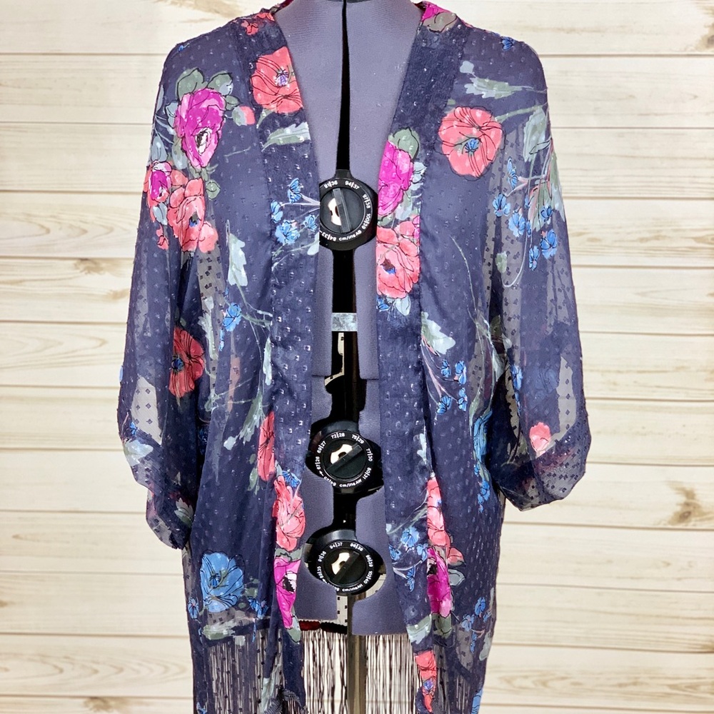 Sheer kimono style cover